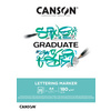 CANSON Bloc de dessin GRADUATE LETTERING MARKER, A4