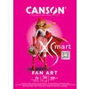 CANSON Bloc de dessin XS'MART FAN ART, A4