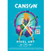 CANSON Bloc de dessin XS'MART PIXEL ART, A4