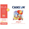CANSON Bloc papier dessin 'Acrylic', 297 x 420 mm, 400 g/m2