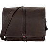 PRIDE&SOUL Sac à bandoulière 'MR LIAM', cuir, marron foncé