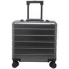 ALUMAXX Valise de voyage Overnight, en aluminium, argent