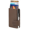 CLICKSAFE Porte-monnaie avec porte-cartes, simili cuir