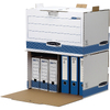 Fellowes Caisse d'archives Bankers Box, blanc/bleu