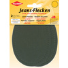 KLEIBER Patch thermocollant ovale pour jeans, bleu foncé