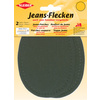 KLEIBER Patch thermocollant ovale pour jeans, noir