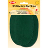 KLEIBER Patch à coudre en daim, 155 x 100 mm, vert