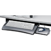 Fellowes Tiroir pour clavier avec tablette souris, graphite