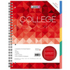 LANDRE Cahier à spirale avec intercalaires 'COLLEGE', A4,