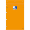 Oxford Bloc-notes, 210 x 315, quadrillé, 80 feuilles, orange