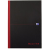 Oxford bloc-notes Black n' Red - à reliure, A4, ligné