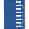 Oxford Trieur Top File+, A4, 8 compartiments, bleu