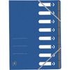 Oxford Trieur Top File+, A4, 8 compartiments, bleu