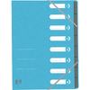 Oxford Trieur Top File+, A4, 8 compartiments, bleu clair