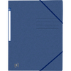 Oxford Chemise à élastique Top File+, A4, bleu foncé