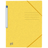 Oxford Chemise à élastique Top File+, A4, jaune pastel