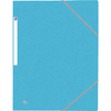 Oxford Chemise à élastique Top File+, A4, bleu clair