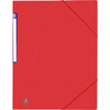Oxford Chemise simple à élastique Top File+, A4, rouge