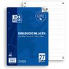 Oxford Feuillets pour classeur, A4, ligné, 100 feuilles