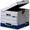 Fellowes BANKERS BOX SYSTEM boîte d'archives avec couvercle