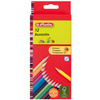 herlitz Crayons de couleur triangulaires, étui carton de 12  - 98751