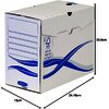 Fellowes Boîte d'archives BANKERS BOX Basic, (L)150 mm, bleu