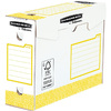 Fellowes BANKERS BOX Basic Boîte d'archives Heavy Duty,jaune