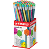 STABILO Crayon graphite Pencil 160 avec gomme, display de 72
