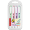 STABILO Surligneur swing cool Pastel Edition, étui PET de 4