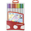 STABILO Feutre de dessin Pen 68 brush, ColorParade de 20