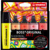 STABILO Surligneur BOSS ORIGINAL, étui carton ARTY de 5