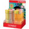 STABILO point 88 / Pen 68 ARTY, présentoir de 160