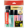 STABILO Surligneur BOSS ORIGINAL PASTEL, Ecopack de 5