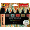 STABILO Surligneur 'BOSS ORIGINAL' NatureCOLORS, étui de 6