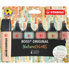 STABILO Surligneur 'BOSS ORIGINAL' NatureCOLORS, étui de 6