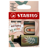 STABILO Surligneur BOSS MINI Naturevibes, étui carton de 3