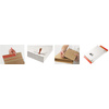 ColomPac Carton d'expédition paquet, pour marchandise, blanc