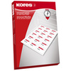Kores Etiquette pour CD/DVD, diamètre: 117 mm, blanc  - 45952