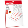 Kores Etiquettes Universal Power, 70 x 36 mm, blanc