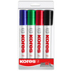 Kores Marqueur tableau blanc 'K-Marker', étui de 4