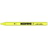Kores Surligneur, pointe biseautée: 0,5 - 3,5 mm, jaune