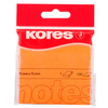 Kores Note adhésive 'NEON', 75 x 75 mm, uni, orange fluo