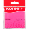 Kores Note adhésive NEON, 75 x 75 mm, uni, rose fluo