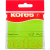 Kores Note adhésive 'NEON', 75 x 75 mm, uni, vert fluo