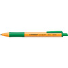 STABILO Stylo à bille rétractable pointball, vert - 14927