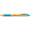 STABILO Stylo à bille rétractable pointball, turquoise