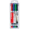 STABILO Marqueur permanent Write-4-all, S, étui en plastique