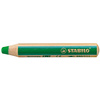 STABILO Crayon multi-talents woody 3 en 1, rond, vert jade