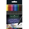 FABER-CASTELL Feutre pointe fine GRIP FINEPEN, étui de 10