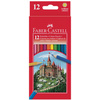 FABER-CASTELL Crayons de couleur hexagonaux CASTLE étui en